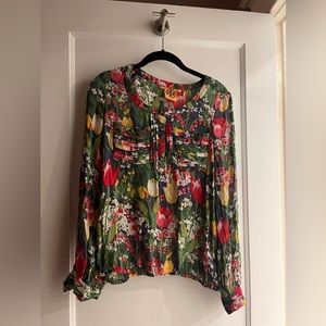 Tory Burch Floral Blouse